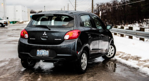 2014 Mitsubishi Mirage SE rear 1/4