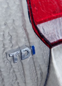 2014 Volkswagen Golf Sportwagen TDI badge