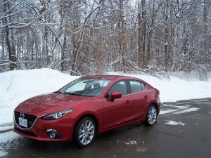 2014 Mazda3 GT Sedan front 1/4