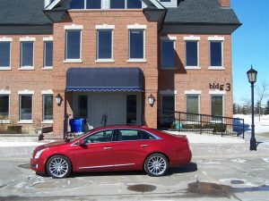 2014 Cadillac XTS Vsport side profile