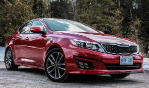 2014 Kia Optima SX front 1/4