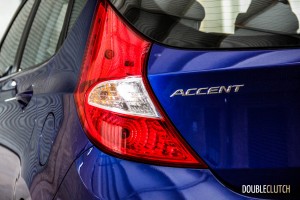 2014 Hyundai Accent GLS rear 1/4 taillight