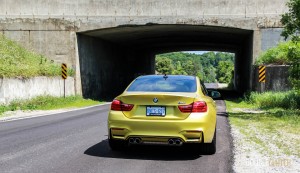 2015 BMW M4 rear 1/4