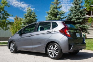 First Drive: 2015 Honda Fit rear 1/4