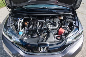 First Drive: 2015 Honda Fit engine bay