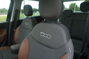 2014 Fiat 500L Trekking seat embroidery