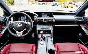 2015 Lexus IS350 F-Sport AWD interior 