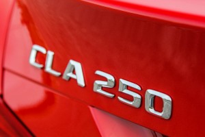 2015 Mercedes-Benz CLA250 badging